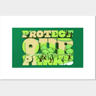 Protect Our Parks - J. Rogan Podcast Quote Posters and Art